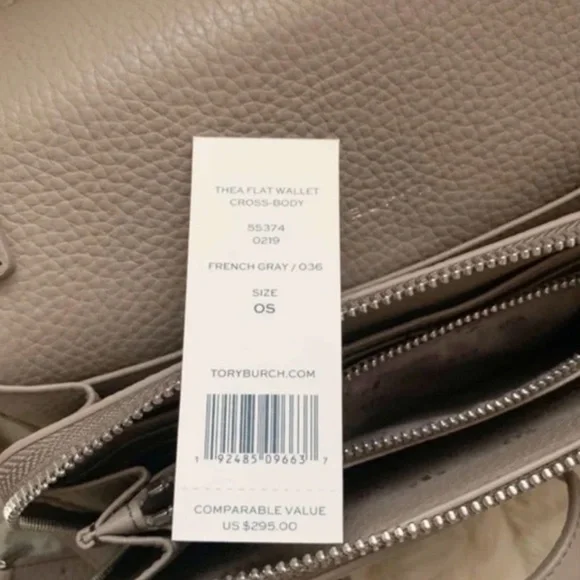 tory burch crossbody gray wallet 🌼 - Picture 6 of 7